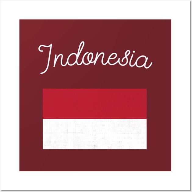 Indonesia Flag Wall Art by phenomad